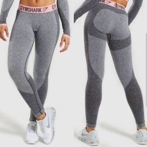 Gymshark Flex Dry Moisture Compression Leggings Gray